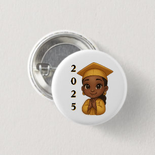 Badge Rond 2,50 Cm brillant brillant 2025 Diplômé