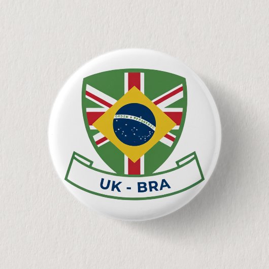 Badge Rond 2,50 Cm Britanno-brésilien (Devant)