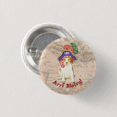 Badge Rond 2,50 Cm Brittany Pirate (Devant & derrière)