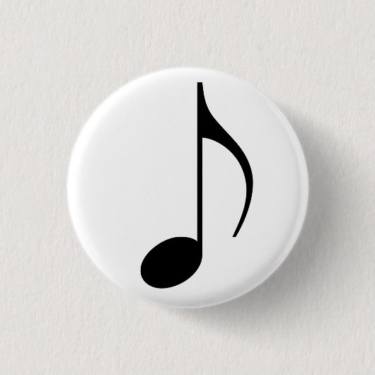 Badge Rond 2,50 Cm Broche (Botton) Colcheia Preta (Devant)