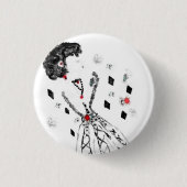 BADGE ROND 2,50 CM BROCHE DE DAME IN DIAMONDS (AQUARELLE) (Devant)