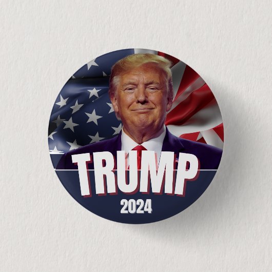 Badge Rond 2,50 Cm Broches du bouton Trump (Devant)