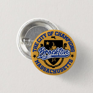 Badge Rond 2,50 Cm Brockton, Massachusetts