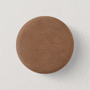 Badge Rond 2,50 Cm Brun naturel en cuir de Faux