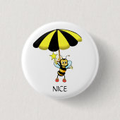 Badge Rond 2,50 Cm Bumble Bee (Devant)