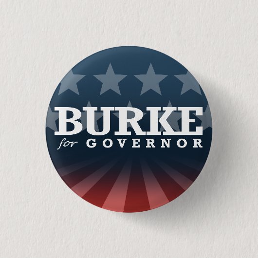 BADGE ROND 2,50 CM BURKE POUR LE GOUVERNEUR 2014 (Devant)