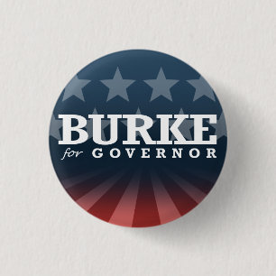 BADGE ROND 2,50 CM BURKE POUR LE GOUVERNEUR 2014