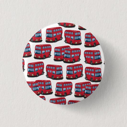 Badge Rond 2,50 Cm Bus de Londres (Devant)
