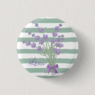 Badge Rond 2,50 Cm Busard de Lavande personnalisé 