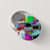 Badge Rond 2,50 Cm Button – Abstract Grid (Devant & derrière)