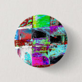Badge Rond 2,50 Cm Button – Abstract Grid (Devant)
