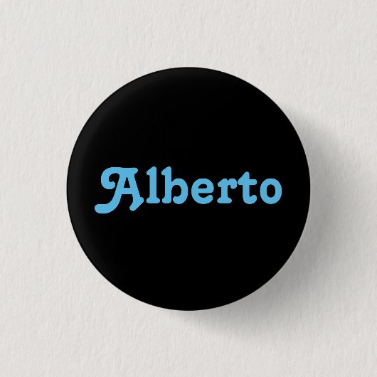 Badge Rond 2,50 Cm Button Alberto (Devant)