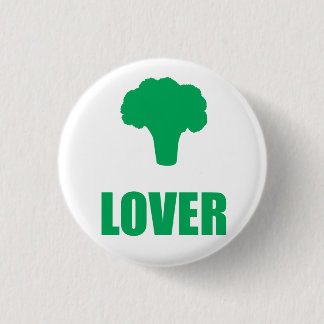 Badge Rond 2,50 Cm Button « Broccoli Lover "
