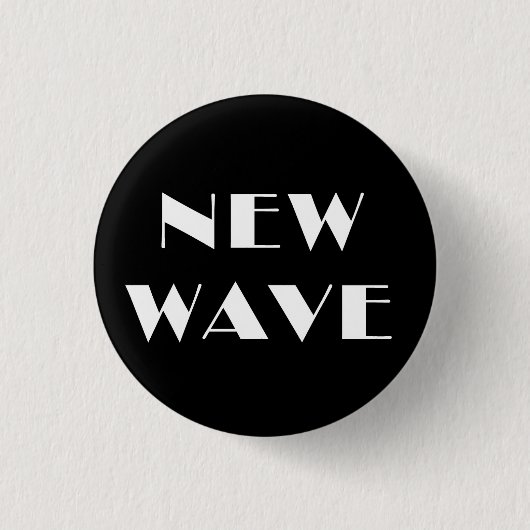 Badge Rond 2,50 Cm Button de New Wave (Devant)