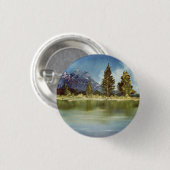 Badge Rond 2,50 Cm Button du lac Mountain (Devant & derrière)