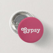 Badge Rond 2,50 Cm Button Gypsy (Devant & derrière)