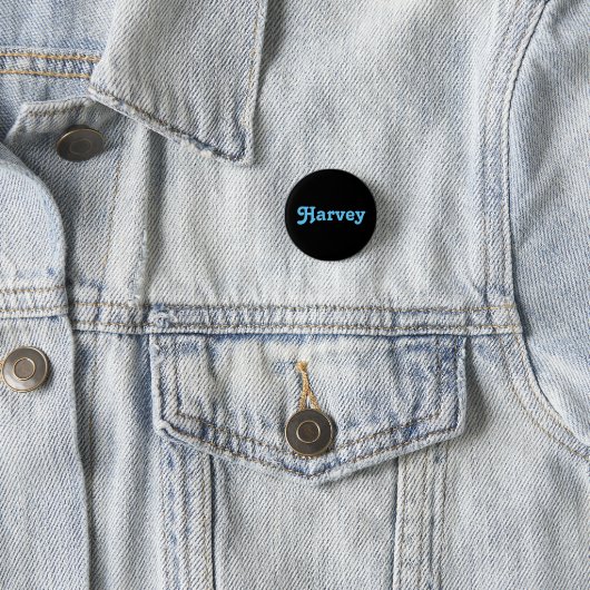 Badge Rond 2,50 Cm Button Harvey (En situation)