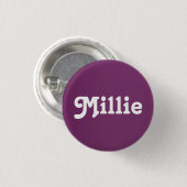 Badge Rond 2,50 Cm Button Millie (Devant & derrière)