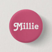 Badge Rond 2,50 Cm Button Millie (Devant)