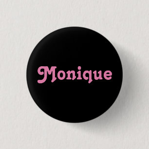 Badge Rond 2,50 Cm Button Monique