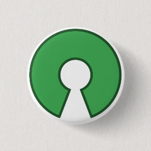 Badge Rond 2,50 Cm Button Open Source