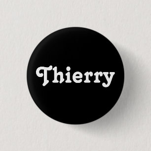 Badge Rond 2,50 Cm Button Thierry