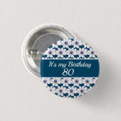 Badge Rond 2,50 Cm C’est mon anniversaire de naissance (Devant & derrière)