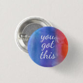 Badge Rond 2,50 Cm Ça Va Bien, Encouragez L'Empathie (Devant & derrière)