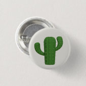 Badge Rond 2,50 Cm Cactus (Devant & derrière)