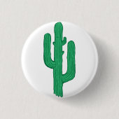 Badge Rond 2,50 Cm cactus (Devant)