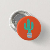 Badge Rond 2,50 Cm Cactus (Devant & derrière)
