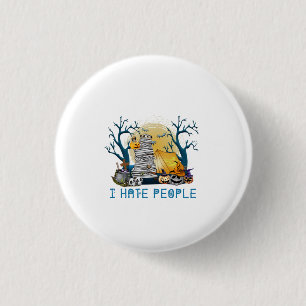 Badge Rond 2,50 Cm Cadeau Camper   Randonnée En Halloween Anniversair