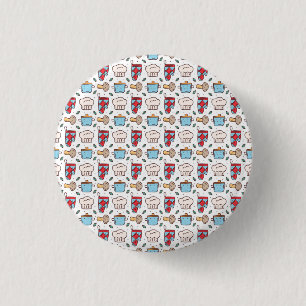 Badge Rond 2,50 Cm Cadeau Chef Dans Le Monde Est Un Autre Chef