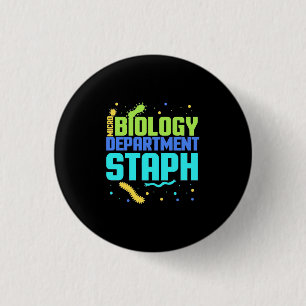 Badge Rond 2,50 Cm Cadeau d'anniversaire Service de micro-biologie