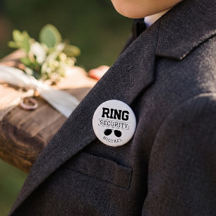 Badge Rond 2,50 Cm Cadeau de mariage drôle de sécurité de bague pour