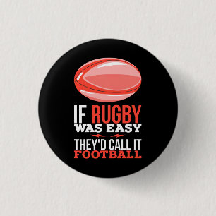 Badge Rond 2,50 Cm Cadeau de sport de rugby