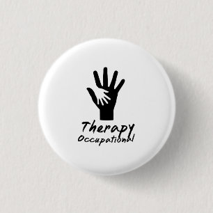 Badge Rond 2,50 Cm Cadeau d'ergothérapie pour OT