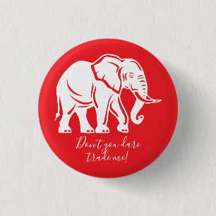 Badge Rond 2,50 Cm Cadeau Farce Élément Blanc