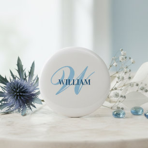 Badge Rond 2,50 Cm Cadeau personnalisé avec monogramme personnalisé