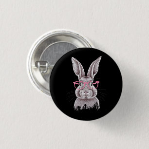 Badge Rond 2,50 Cm Cadeaux de famille mignons Funny Bunny Pâques