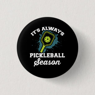 Badge Rond 2,50 Cm Cadeaux drôles de Pickleball