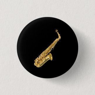 Badge Rond 2,50 Cm Cadeaux et produits de conception de "saxophone"