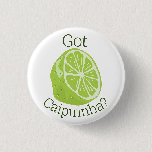 Badge Rond 2,50 Cm Caipirinha ?Sticker rond classique (Devant)