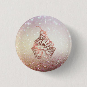 Badge Rond 2,50 Cm Cakes Sweets Cupcake Kitchen Cabinet Maison Boulan