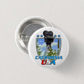 Badge Rond 2,50 Cm Californie (Devant & derrière)