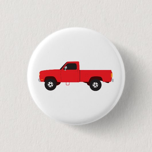 Badge Rond 2,50 Cm Camions de transport de camionnettes (Devant)