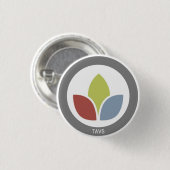 Badge Rond 2,50 Cm Campagne de broche TAVS, bouton (Devant & derrière)