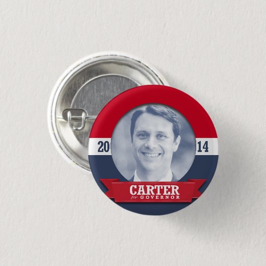 BADGE ROND 2,50 CM CAMPAGNE JASON CARTER (Devant & derrière)