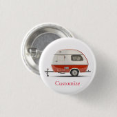 Badge Rond 2,50 Cm Camper Teardrop Classic Retro Thunder_Cove (Devant & derrière)