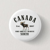 Badge Rond 2,50 Cm Canada (Devant)